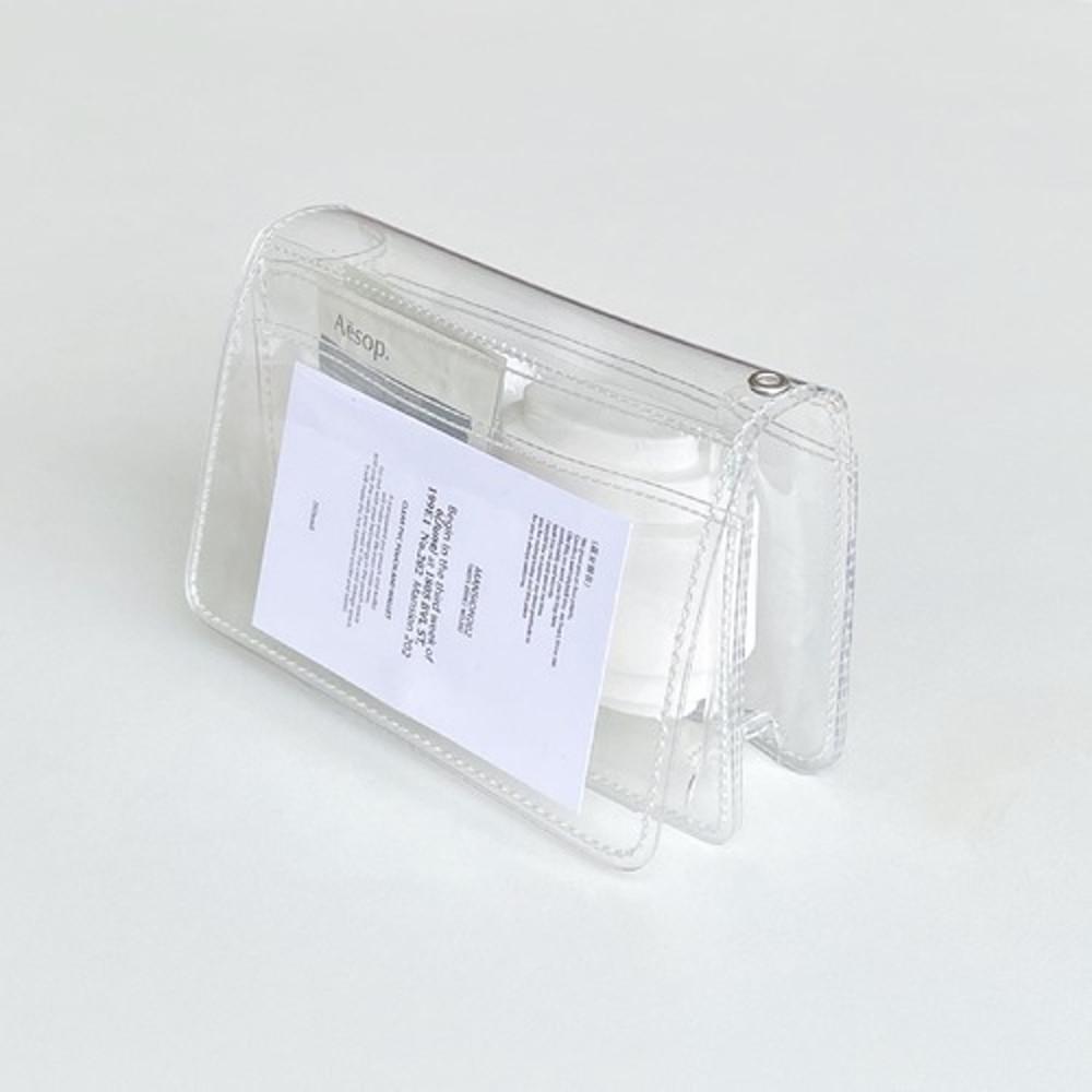[오늘출발] Clear PVC card wallet&pouch
