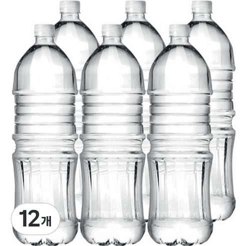 아워홈 지리산수 무라벨, 2L, 12개