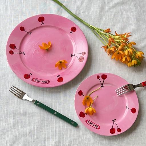 Cherry 핸드페인팅 플레이트