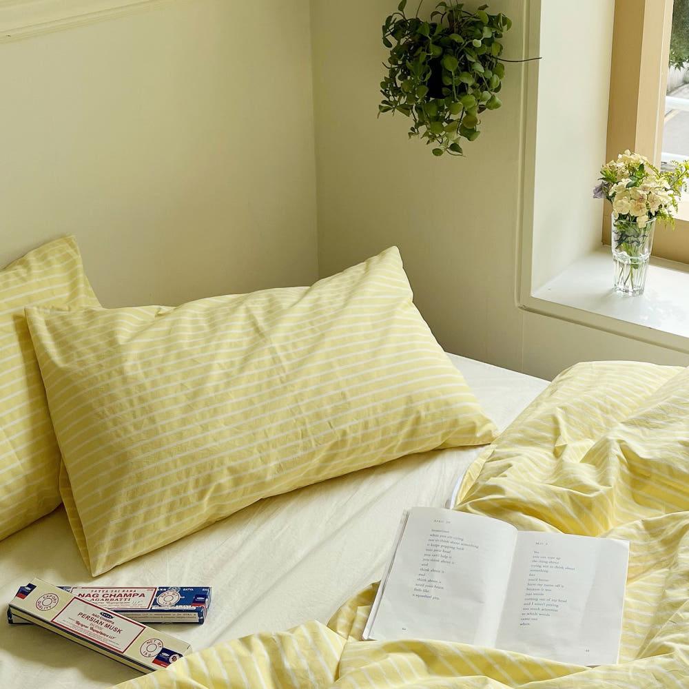 레몬밤 베개커버