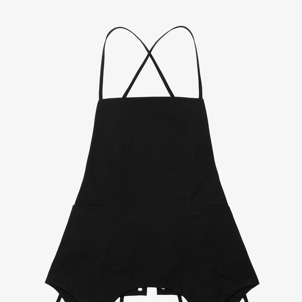 Corset detailed apron (Black)
