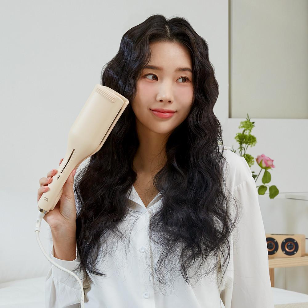 오아 이지 물결 고데기 웨이브 히피펌 볼륨 헤어 물결펌 고대기 프리볼트