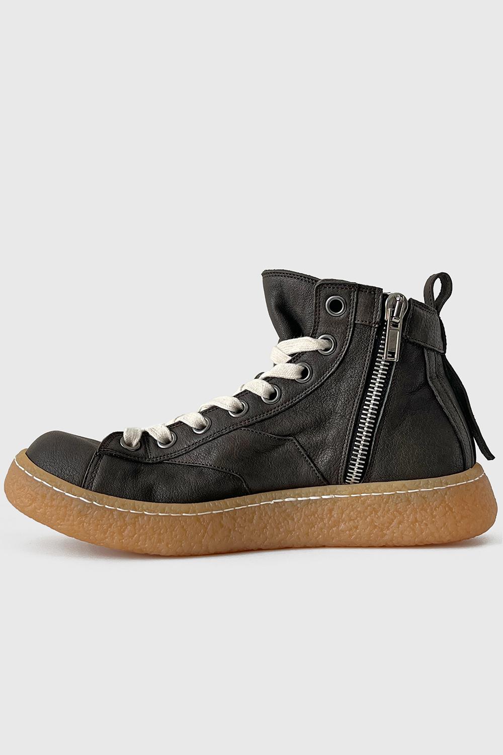 [이모셔널 스니커즈] Horse leather Mid_Graphite