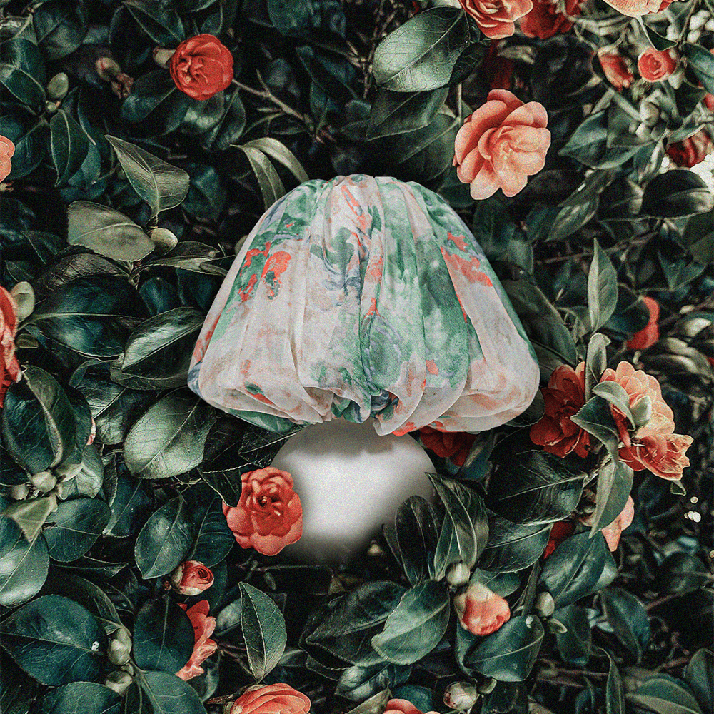Chiffon Mushroom LED lamp margaret greenery