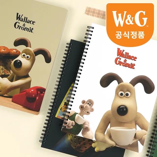[공식정품]월레스와그로밋 대학노트