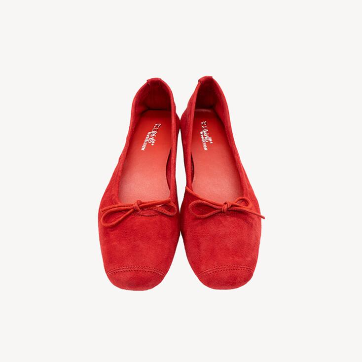 REQINS 하모니 발레리나 플랫 슈즈 Rouge