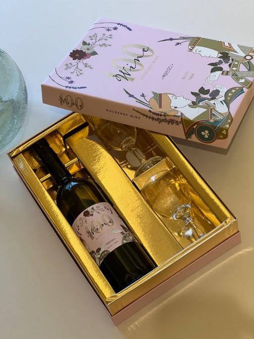 스위트핑크 오디와인(13도 750ml  + 유리잔2잔