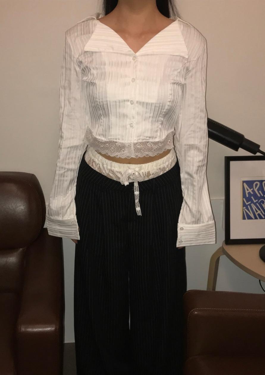 lace kara sprite shirt