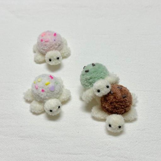 아이스크림 꼬북밍 키링