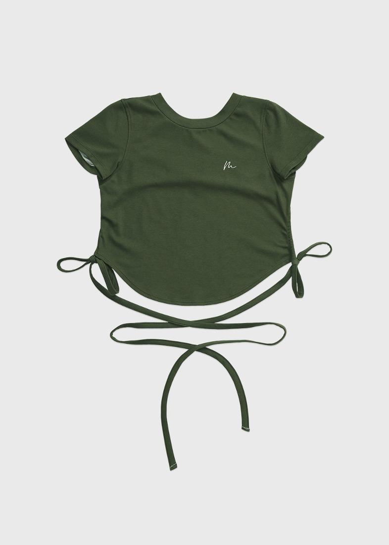 릴렉스드 백 오픈 탑_카키