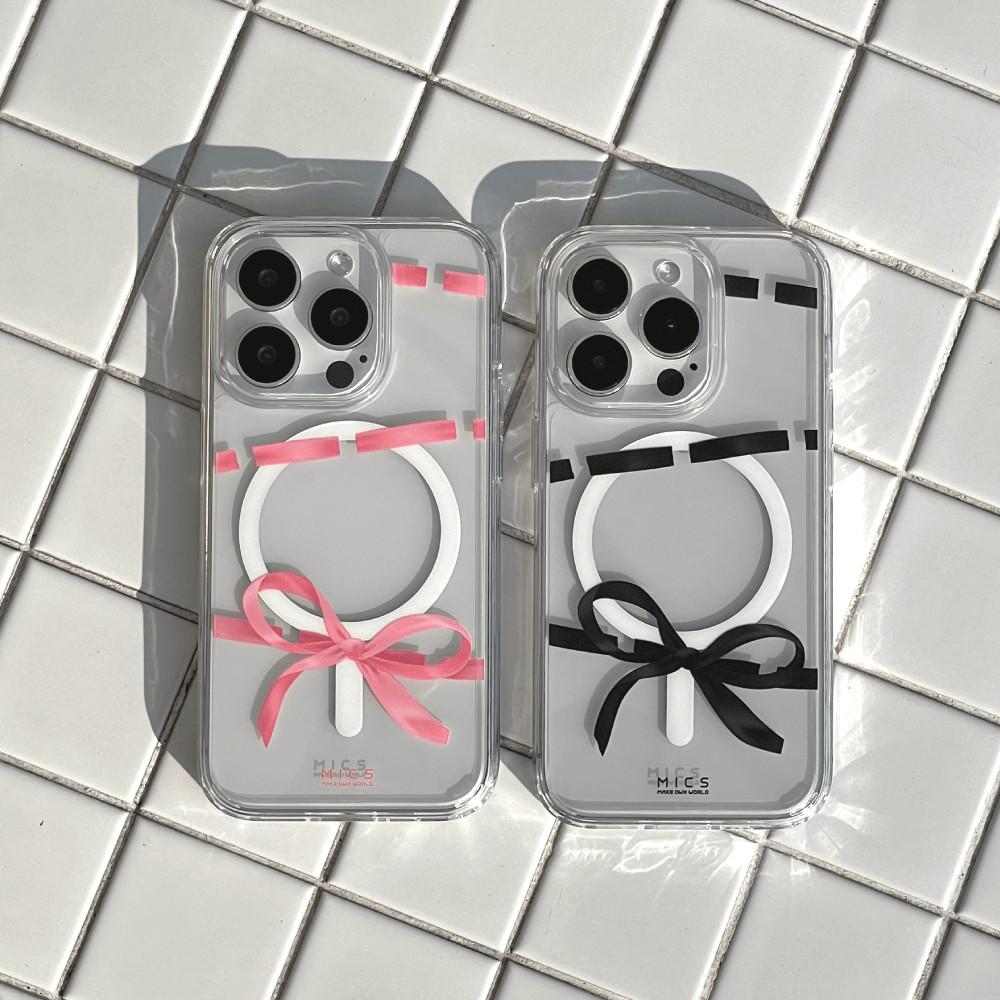 [믹] 리본 젤하드 아이폰케이스 갤럭시케이스