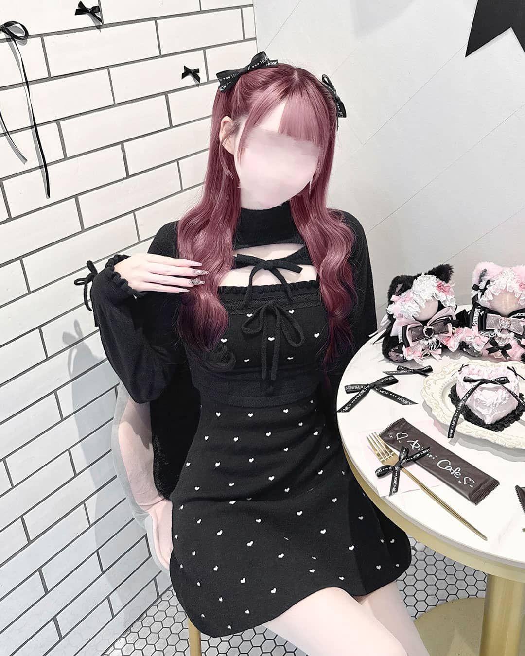 【pimiri cafe Collaboration】Luv ダブルリボンアンサンブルワンピース ピンク | ファッション通販＆メディアMyColor ～マイカラー～