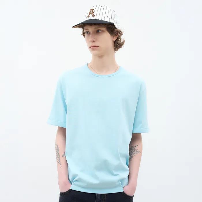 커프드 슬리브 티셔츠 민트