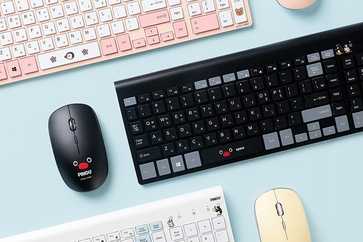 저소음 무선 키보드 마우스 세트 PMK100