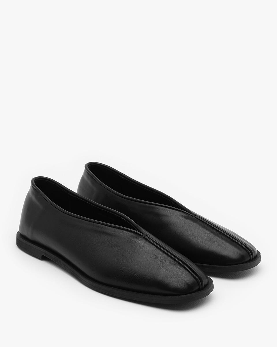 ODE V-Cut Flats_Black