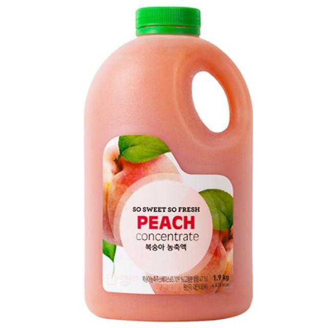 (유통기한22년04월07일)스위트컵 복숭아 농축액 1.9kg