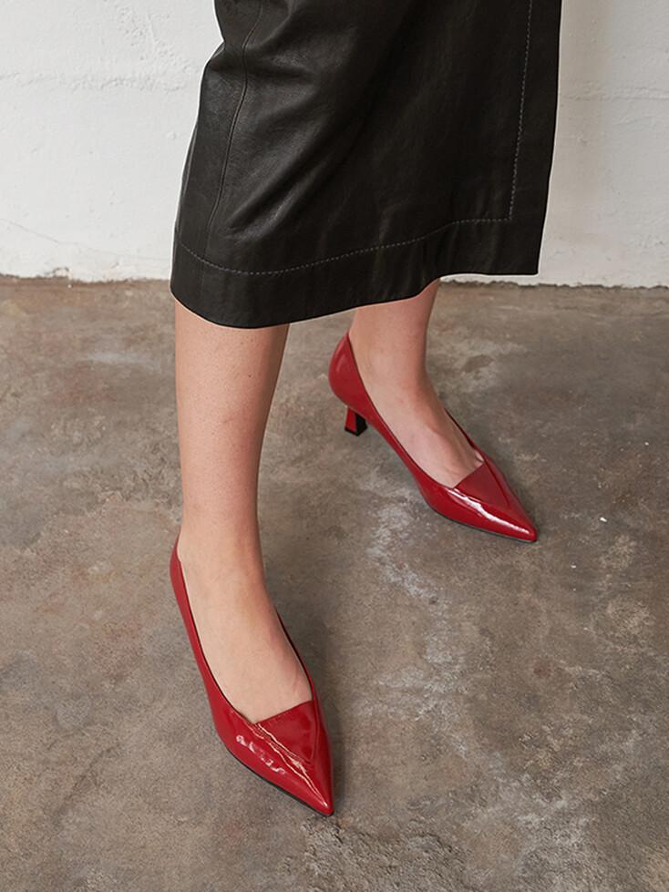 Nana Pumps Leather Red