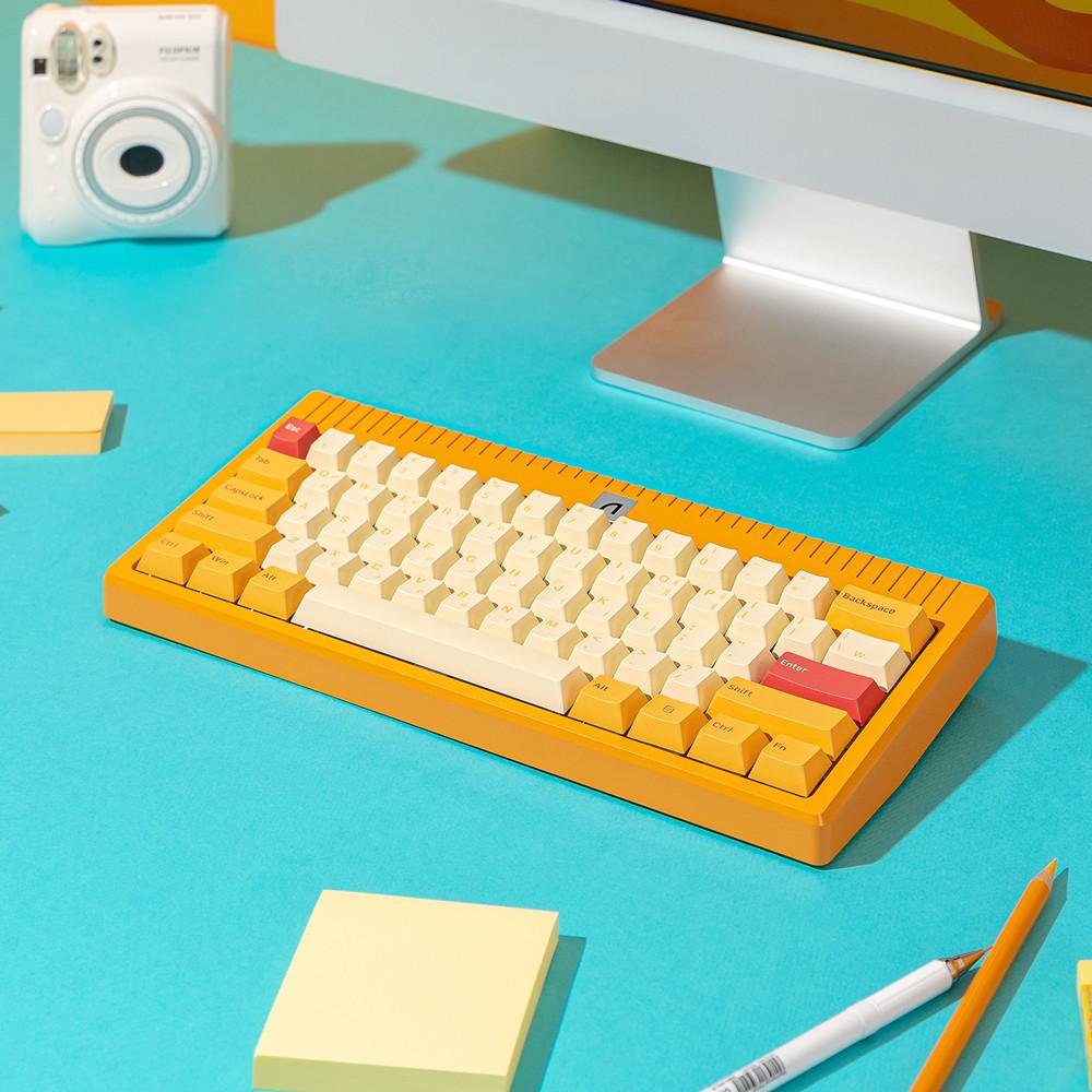 앱코 AR61D 풀 알루미늄 유무선 블루투스 미니 기계식 키보드