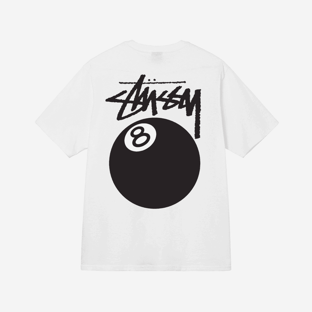 Stussy 8 Ball T-Shirt White - 22SS