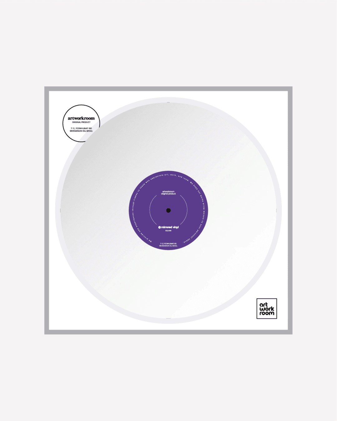 Circle (LP 거울 액자) / Clear White Vinyl