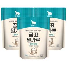 곰표 밀가루 중력 다목적용  500g, 3개