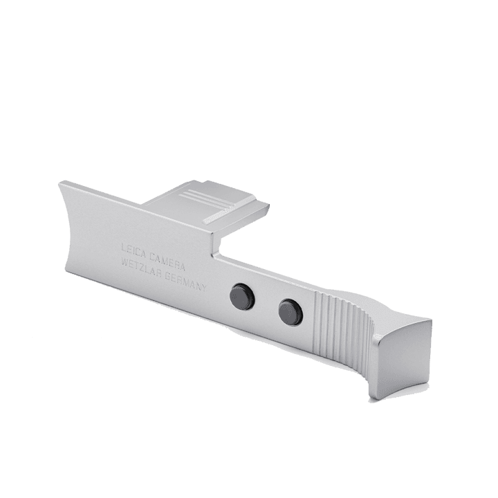 Q3 Thumb support, Aluminium, silver anodized finish