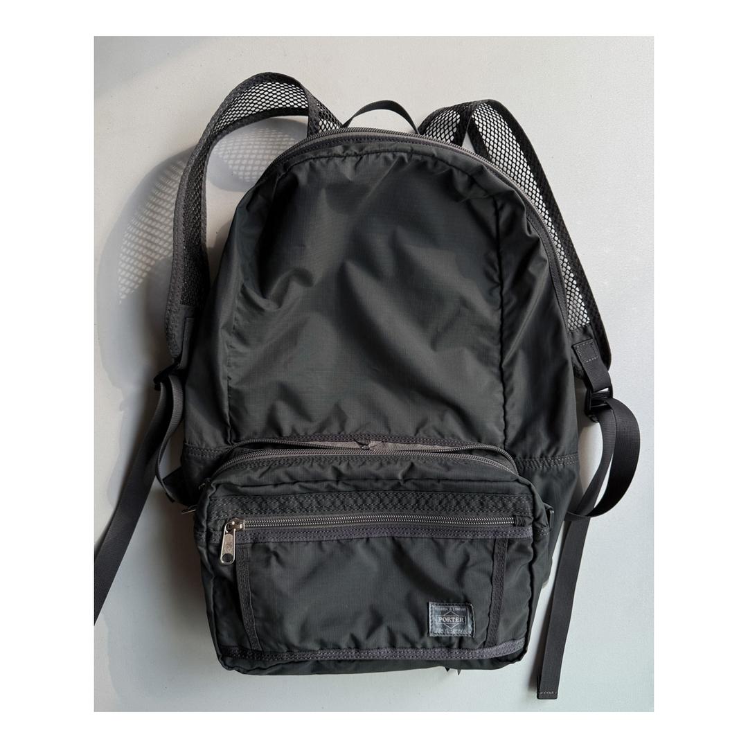 PORTER - POCKETABLE BAG (Pouch Change, Stone Gray)