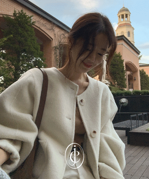 제이엘프 [오늘출발🚚]🏆코트주문1위🏆(3000장돌파)[another leeds] 모넷 숏 핸드메이드 코트 (호주산 메리노울 100%)