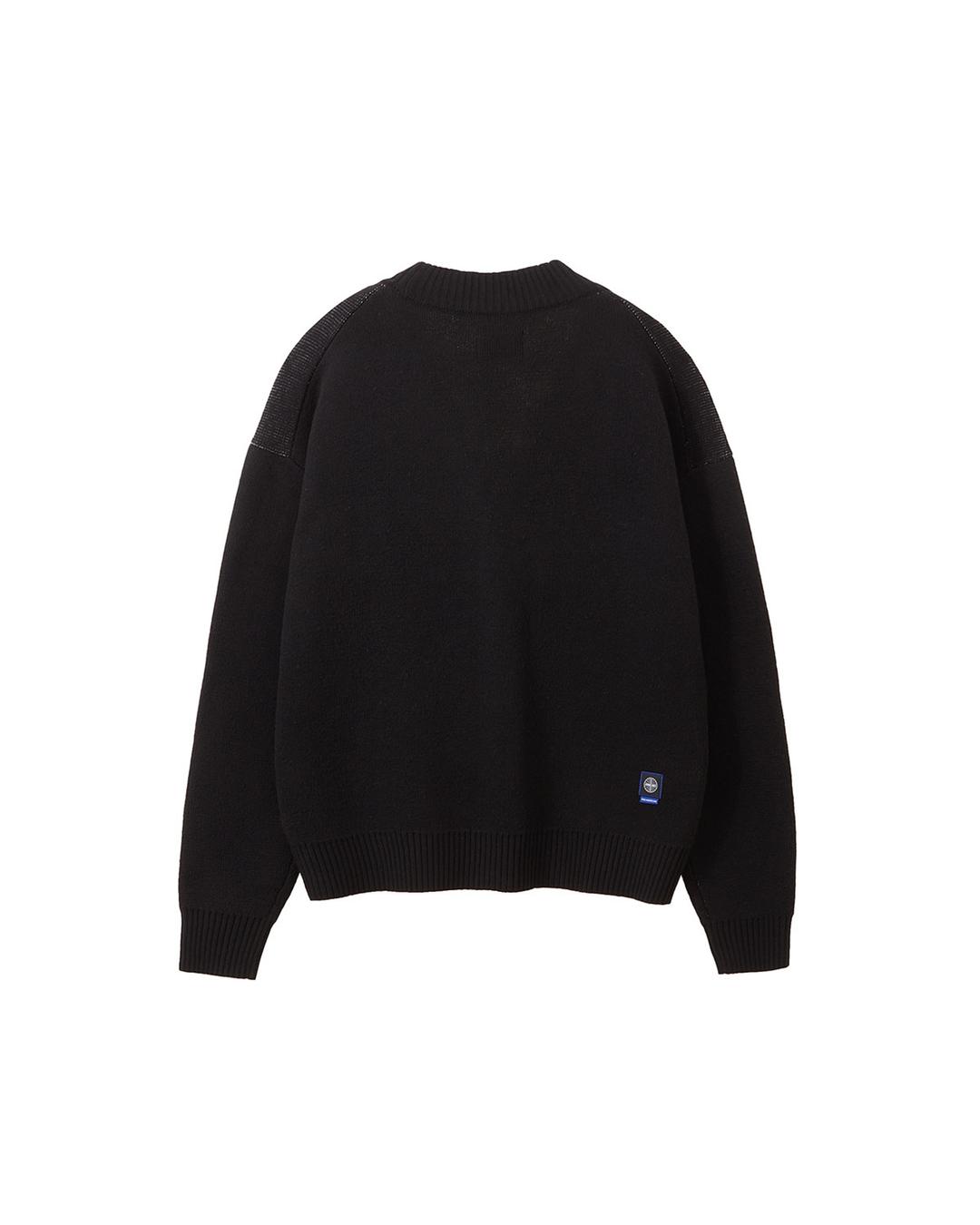 라이프 미트볼 로고 가디건 3101 블랙