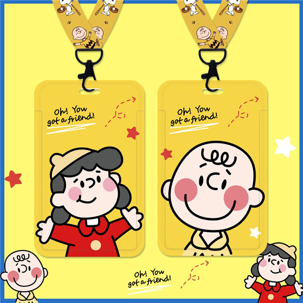 스누피 카드 홀더 학생증 버스카드 포카