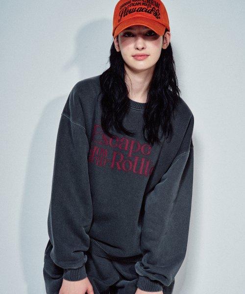 비엑세스 [no E mosen] 09 Eyelet Washed Hoodie (2color