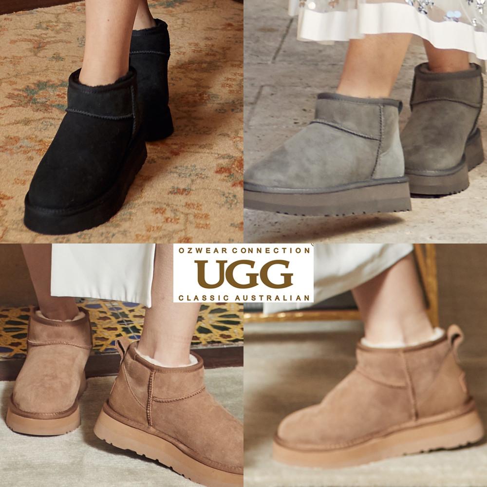 오즈웨어 어그 여성 클래식 플랫폼 울트라미니 통굽 부츠 OB658P