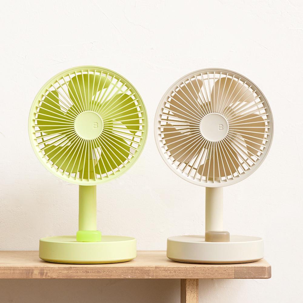 블루필 바셋2 탁상용 선풍기 무선 캠핑용 소형 책상 사무실