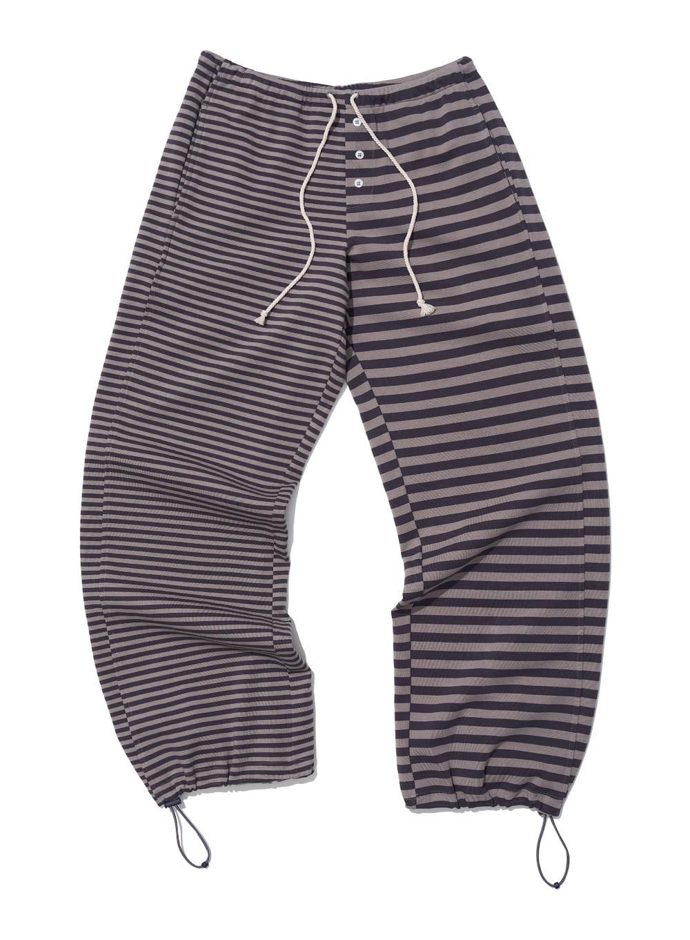 [WOMEN] PWC COMBI STRIPE SWEATPANTS_MOCHA
