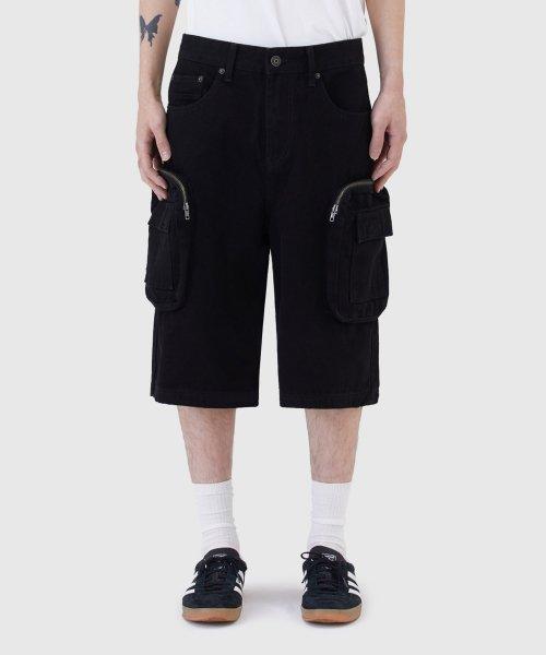 BK CARGO DENIM SHORTS