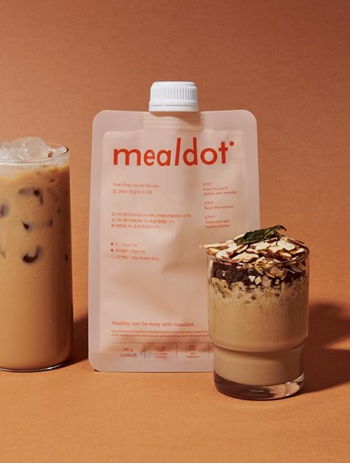[셀티바] mealdot 밀닷 단백질쉐이크 얼그레이 바닐라 티 라떼 (7개입)