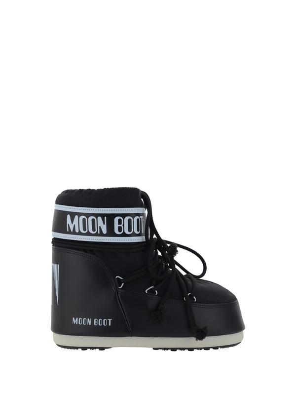 ICON 로고 레이스업 부츠