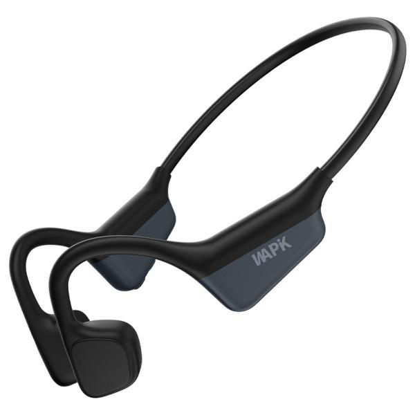 WAPIK 골전도 블루투스 스포츠 무선 이어폰 N20 방수 넥밴드 ENC 노이즈캔슬링