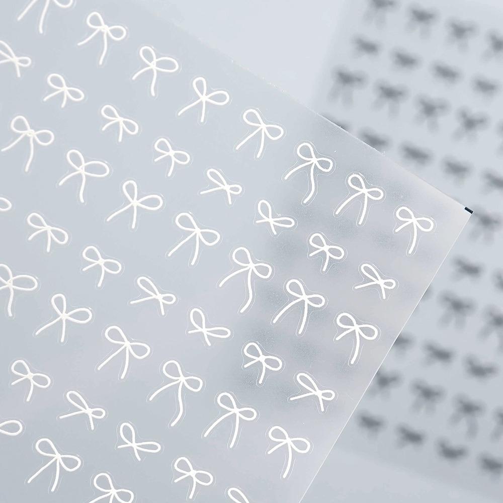 프리미엄 네일스티커-74 리본 매듭