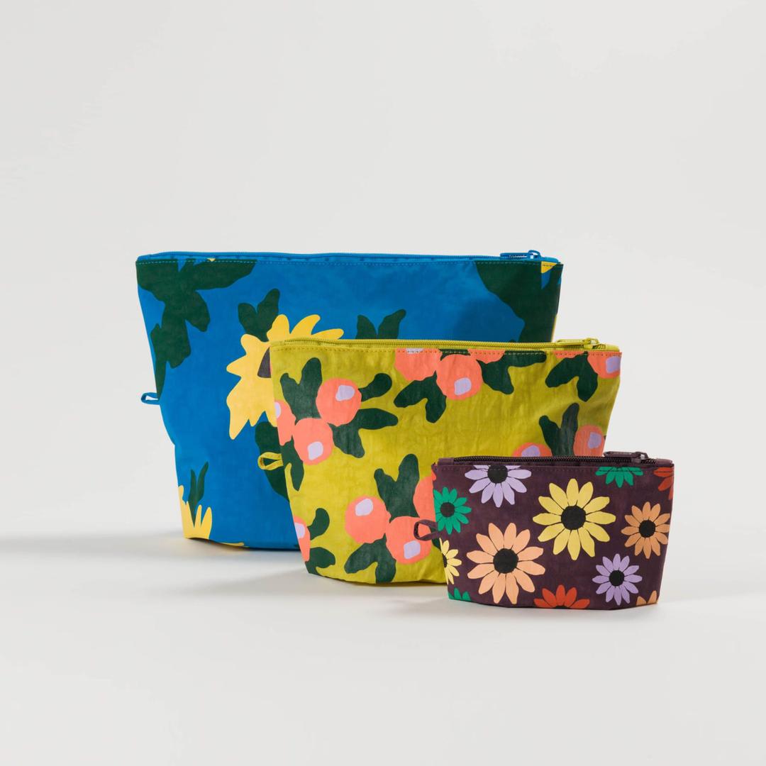 [BAGGU] Go Pouch Set_Flower