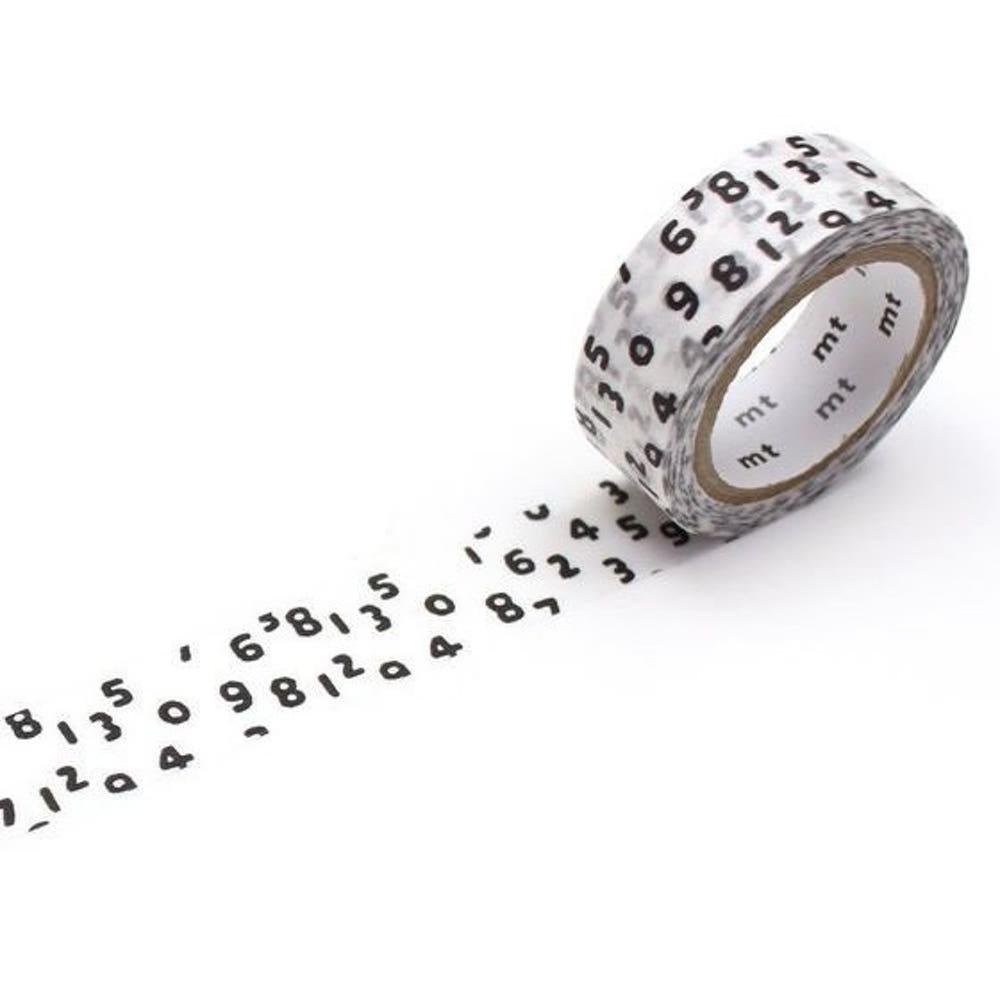 mt x SOUSOU 마스킹테이프 (흰배경숫자) MTSOU21