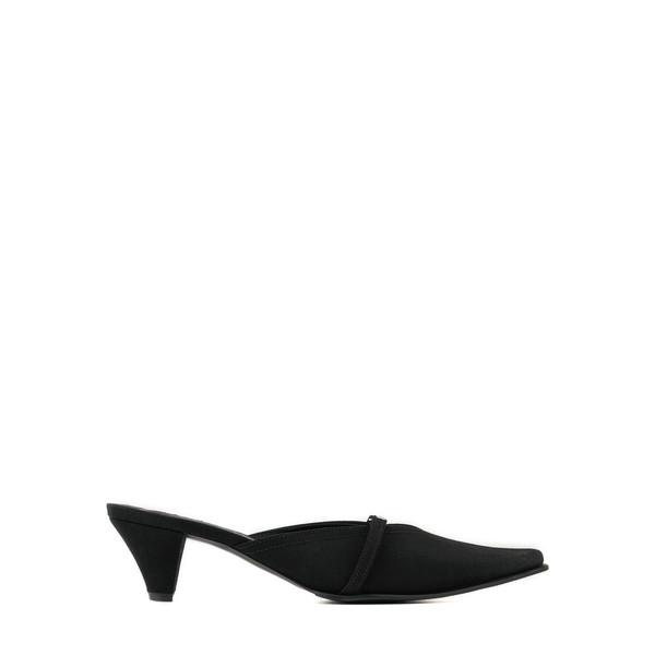 ESSENTIAL WAXED MULES 01 BLACK