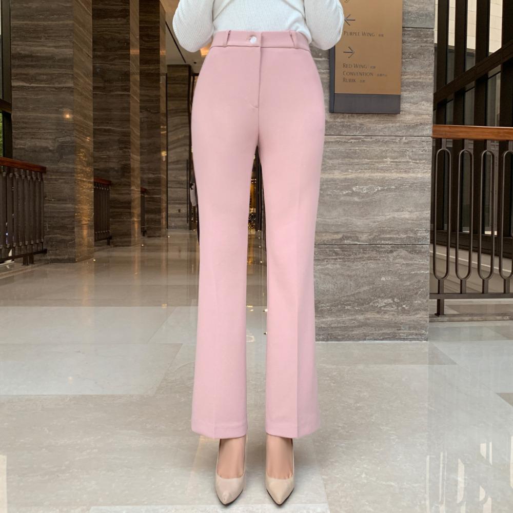 사기적인비율 세미부츠컷 밴딩 슬랙스(S,M,L)(사방스판)