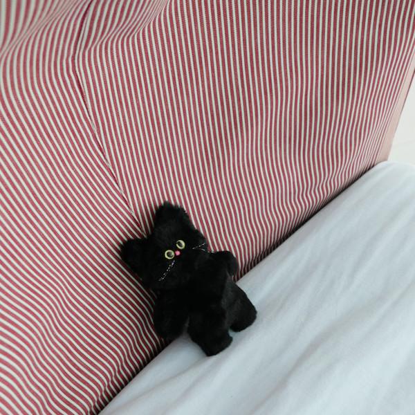 [2월 말 재입고 후 순차출고] Custom Cat Keyring - Black