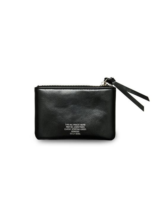 pouch wallet(소가죽파우치월렛) - 블랙