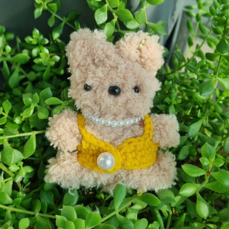 곰인형 키홀더 키링 열쇠고리 강아지 고양이 모루인형