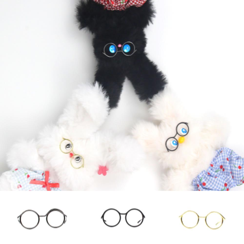 10cm 15cm 인형 안경 모루 인형 꾸미기 미니 오랑우탄 솜인형 귀여운 소품 악세사리
