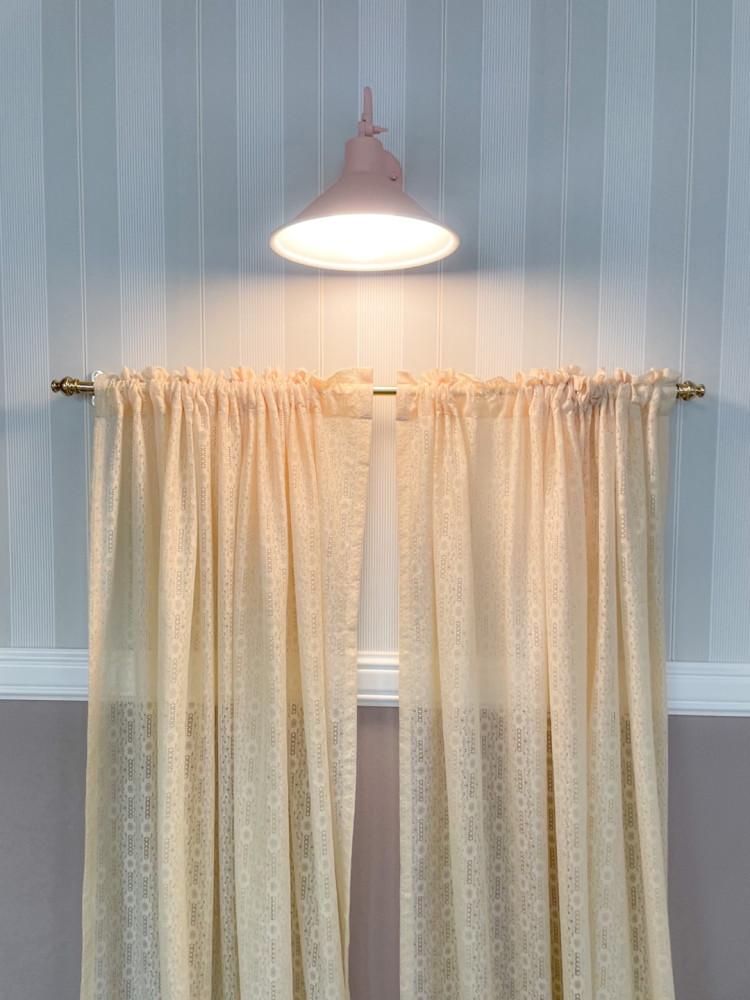 cozy floral lace curtain 레이스 빈티지 커튼 꽃무늬 포인트 속커튼