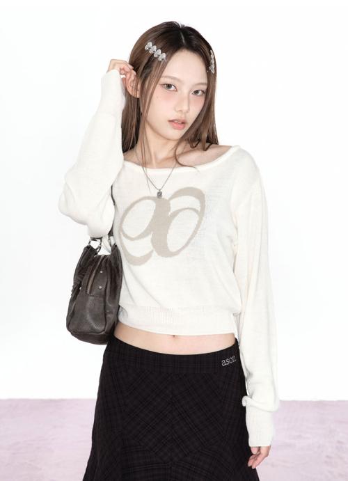 BOAT NECK KNIT / IVORY