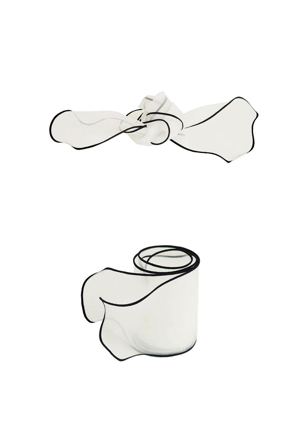 테밀 망사 스카프